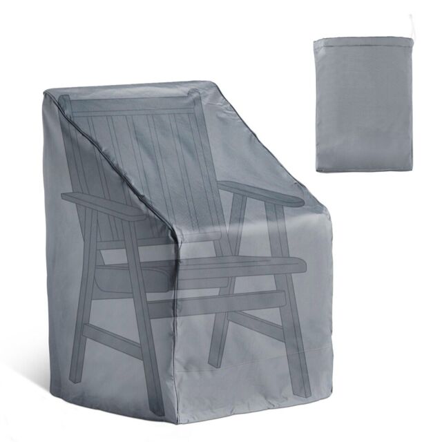 Waterproof Garden Chair Cover, 420d Oxford Fabric H120 X W65 X D75cm,