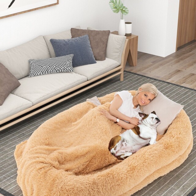 Giant Human-sized Dog Bed For Large Dogs