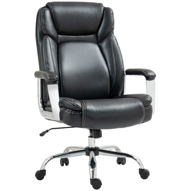 Office Chair 227kg Heavy Duty Faux Leather Executive Desk Adjustable