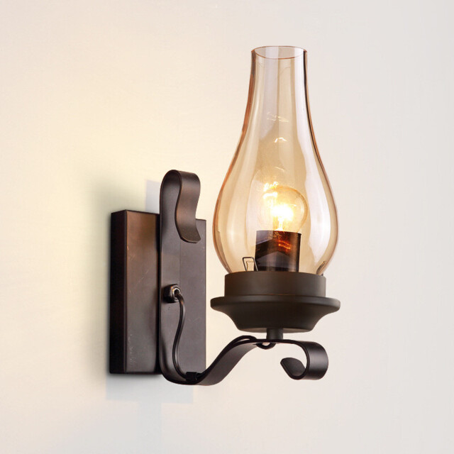 Vintage Industrial Wall Lamp Retro Loft Iron Sconce Light Fixture, Uk