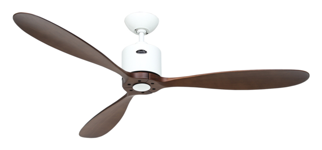 Dc Ceiling Fan With Remote Low Energy Fan Aeroplan Eco White Walnut