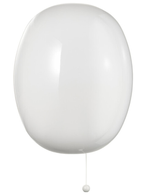 "Ikea Kallblixt Wall Lamp, White Glass 27cm / 10"" 704.980.01 Brand"