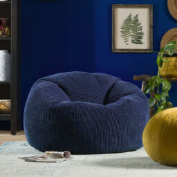 Adult Cord Bean Bag Chair, Luxury Extra Large Classic Filled Beanbag