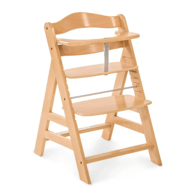Hauck Alpha+ Wooden Highchair - Natural