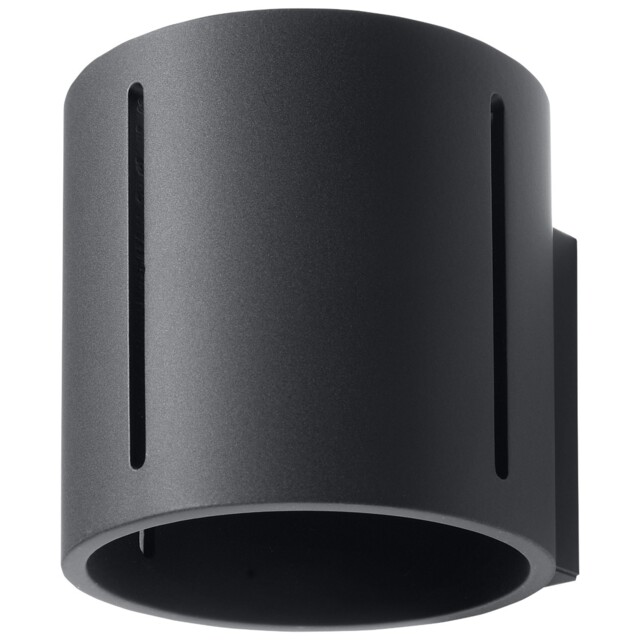 Classy Wall Lamp Inez Aluminium Black G9 Led Sollux Lighting Indoor