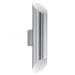 Outdoor Led Wall Light 7.4w Modern White Steel Collection Gl1370