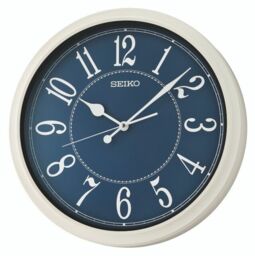 Seiko Navy Dial Splash Resistant Wall Clock Qxa801h Rrp £95.00