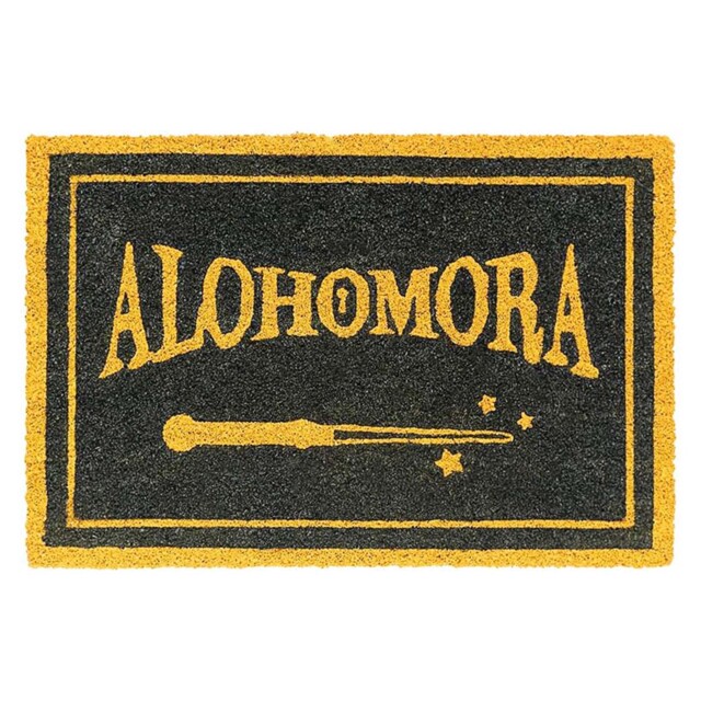 Alohomora Doormat Magic Wand Pattern 40x60cm Non-slip