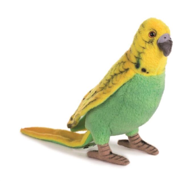 Hansa Green Budgerigar 21 Plush Doll Yellow/green Bh3653 190337