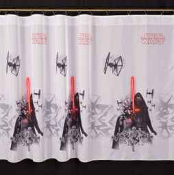 Star Wars Heroes Window Decorations Voile Ready Made Kids Net Curtains