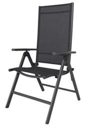 Chicreat 8-way Adjustable Folding Chair, Grey, Aluminium