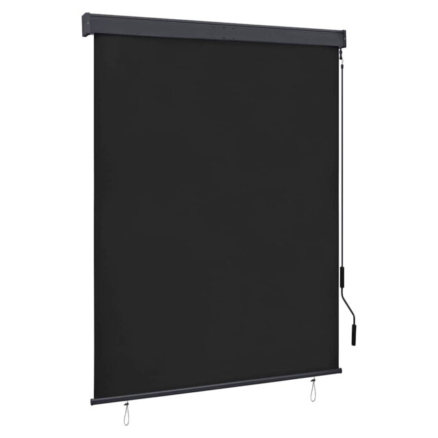 Outdoor Roller Blind Anthracite 140x250 Cm Polyester-aluminum Hand