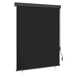 Outdoor Roller Blind Anthracite 140x250 Cm Polyester-aluminum Hand