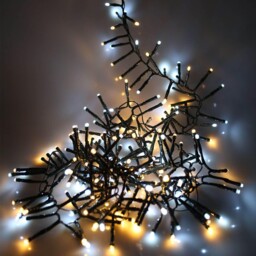 Shatchi 720 Christmas Tree Cluster Lights 720 Leds, Warm And Cool