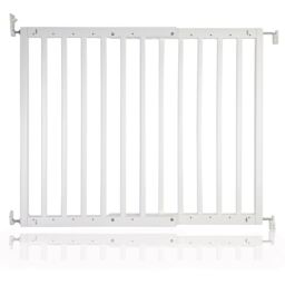 Safetots Stair Gate Wooden, Chunky, Screw Fit Gate, White, 63.5cm -