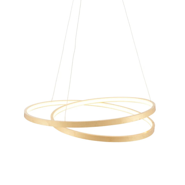 Ceiling Light Gold Scribble Led Leaf Endon 72479