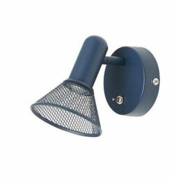 Habitat Ori Wall Light Led Design Blue Mounted Lamp Home Modern Metal