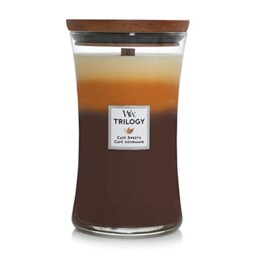 Large Hourglass Trilogy Scented Candle - Café Sweets - With Crackling