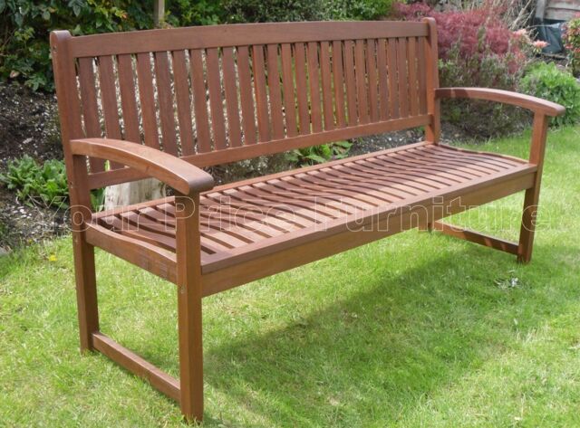 Garden Bench Henley 3 Seat Quality Hardwood Patio Furniture Fsc ®