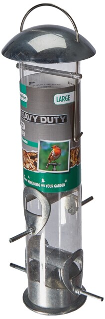Gardman A01044 Heavy Duty Seed Feeder Natural