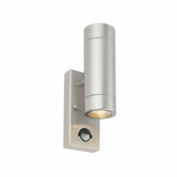 Saxby Atlantis 35w Outdoor Pir Sensor Up/down Wall Light Marine Grade