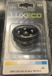 Luxeco Techmar 1170101 Smd Led Unit 6x Blue 1w G5.3
