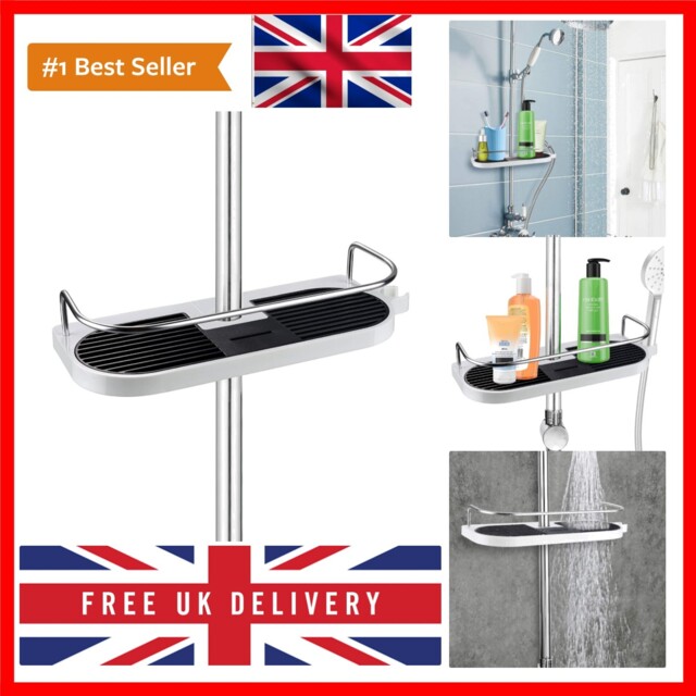 Bathroom Shower Shelf, Shower Caddy/tidy No Drilling Shower Holders