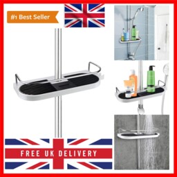 Bathroom Shower Shelf, Shower Caddy/tidy No Drilling Shower Holders