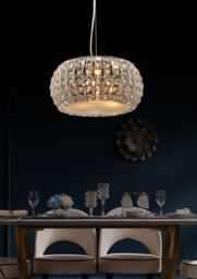 Aglow Int® Modern Round Ceiling Pendant Chandelier K9 Crystal Decor