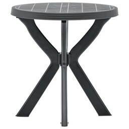 Bistro Table Outdoor Pub Bar Table Patio Garden Dining Table Plastic