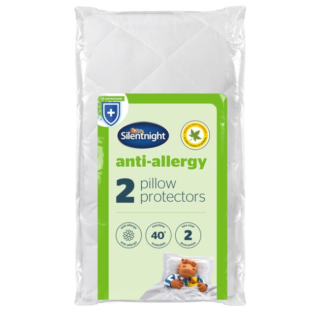 Silentnight Anti-allergy Anti-bacterial Pillow Protector - Pack Of 2