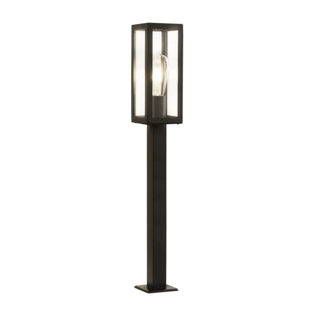 Outdoor Light Black Box Bollard Ip44 900mm Searchlight 6441-900bk