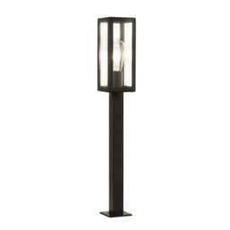 Outdoor Light Black Box Bollard Ip44 900mm Searchlight 6441-900bk