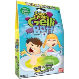 Gelli Baff Color Change Yellow Green Turn Water Into Goo Jelly Bath
