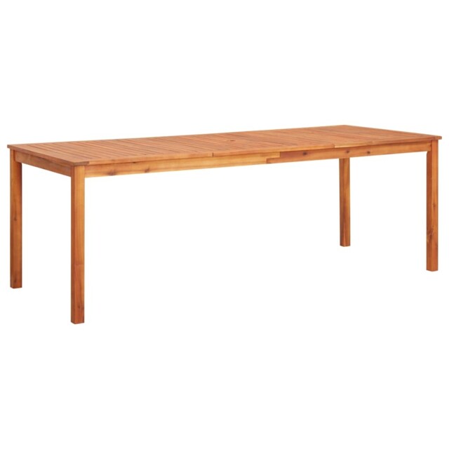 Garden Table 215x90x74 Cm Solid Acacia Wood Vidaxl