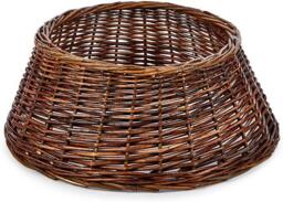 Premier Christmas Decorations 60cm Diameter Brown Rattan Tree Skirt