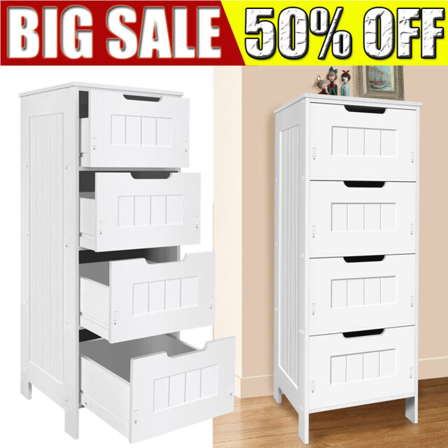 Bathroom Cabinet Shelf Cupboard Storage Toilet Shelves Organizer Rack