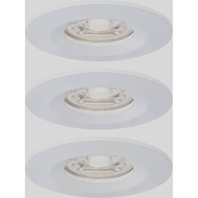 Paulmann 94299 Nova Mini Led Recessed Light Set 3pc 4w White 35mm