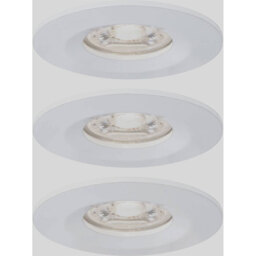 Paulmann 94299 Nova Mini Led Recessed Light Set 3pc 4w White 35mm