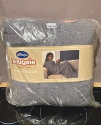 Silentnight Snugsie Wearable Blanket - Soft Teddy Fleece Charcoal