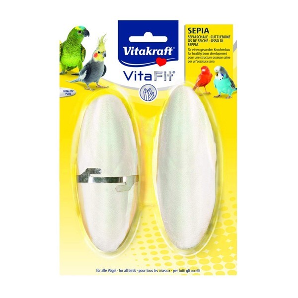 Vitakraft Vita Fit Cuttlebones Twin Pack Cuttlefish Bone Budgie Finch