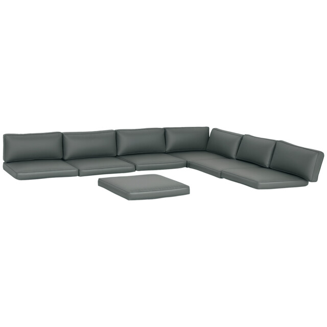 Outsunny Replacement Cushions For Outdoor Furniture Garden Seat