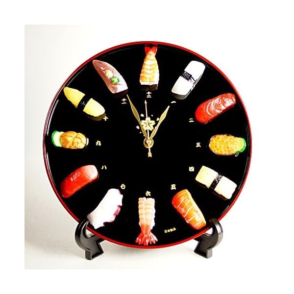 Cl27s Sushi Clock Food Sample Made In Kitamura Sample / Japan Official
