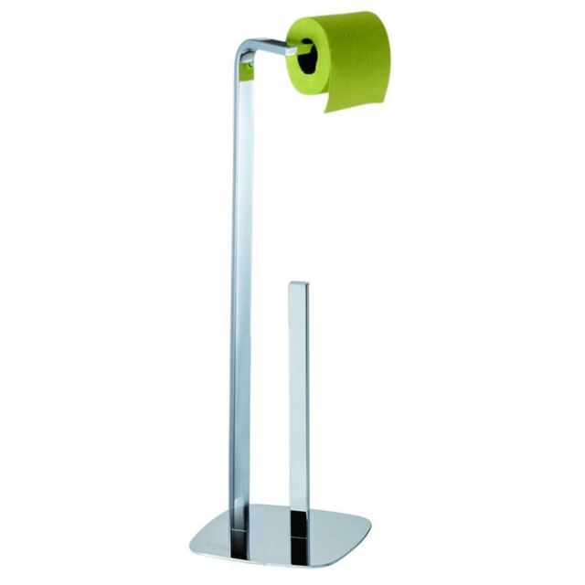 Free Standing Toilet Roll Holder Tissue Spare Paper Roll Storage