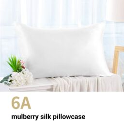 Zimasilk 50x75cm 100% Mulberry Silk Pillow Case,ivory White - 1 Piece