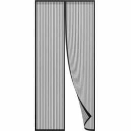 Homfine Magnetic Flying Insect Magic Door Screen Curtain Mesh - Black