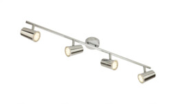 Bathroom Light Silver Freya 4 Spot Bar Chrome Ip44 Spa Spa-35081-chr