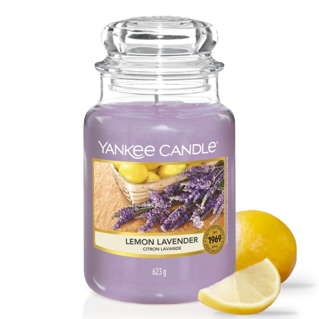 Yankee Candle Scented - Lemon Lavender Large Jar,