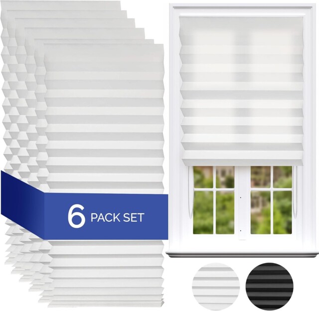 Temposhade Light Filtering Temporary Blinds - 6 Pack (110g Sqm) -