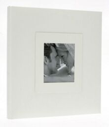 "White Elegant Slip In Photo Album 200 6"" X 4"" Photos Memo Wedding Home"